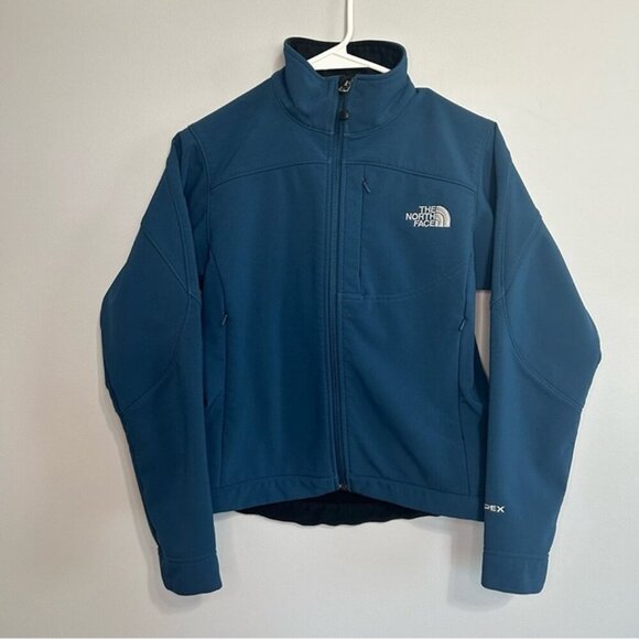 The North Face Teal Blue Outerwear Soft Shell Apex Jacket Women’s Size XS - Picture 1 of 7